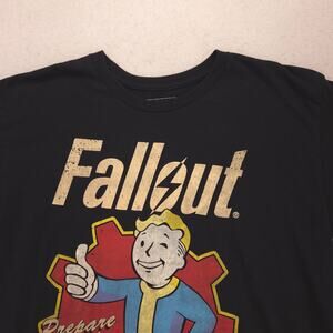 Fallout Video Game Short Sleeve Crew Neck T Shirt Adult Mens Size L Black